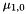 $\mu_{1,0}$