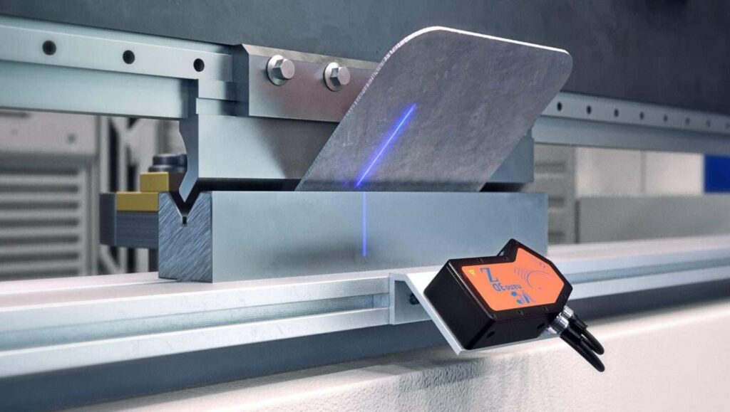 VC nano 3D Z - Optical angle measurement during sheet metal bending - Press brake