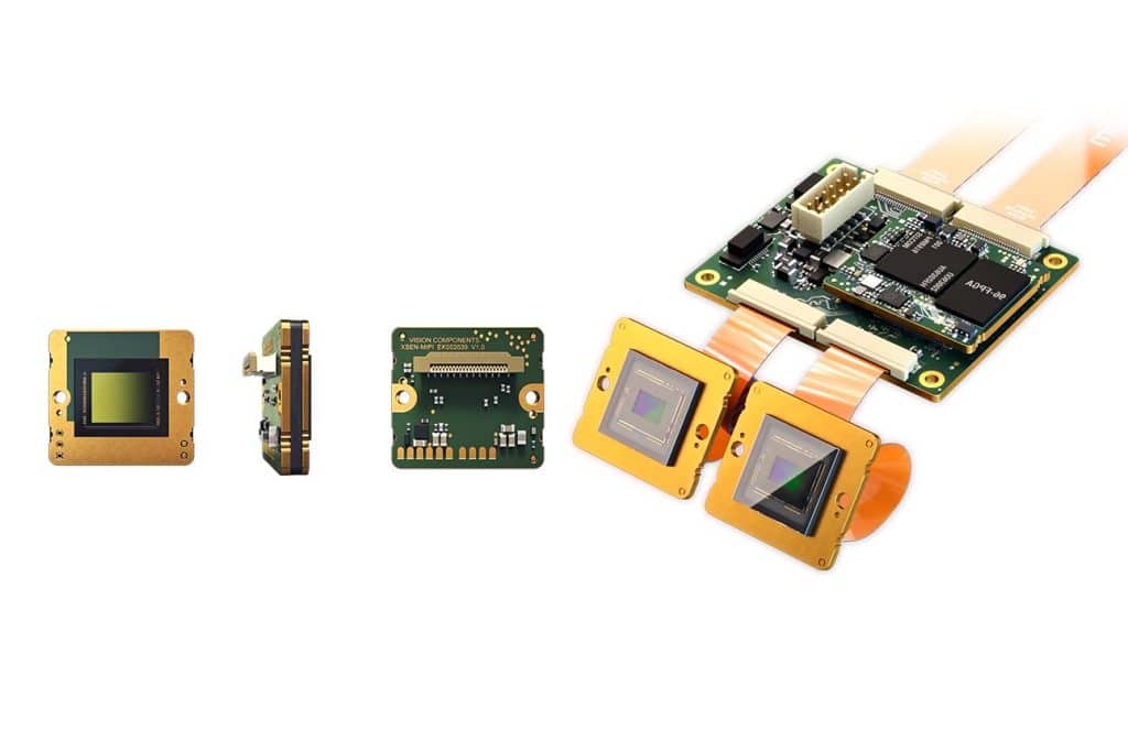 MIPI camera modules and FPGA module VC Power SoM