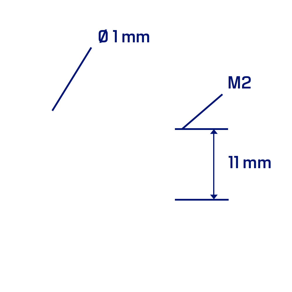 VC MIPI camera modules dimensions back side